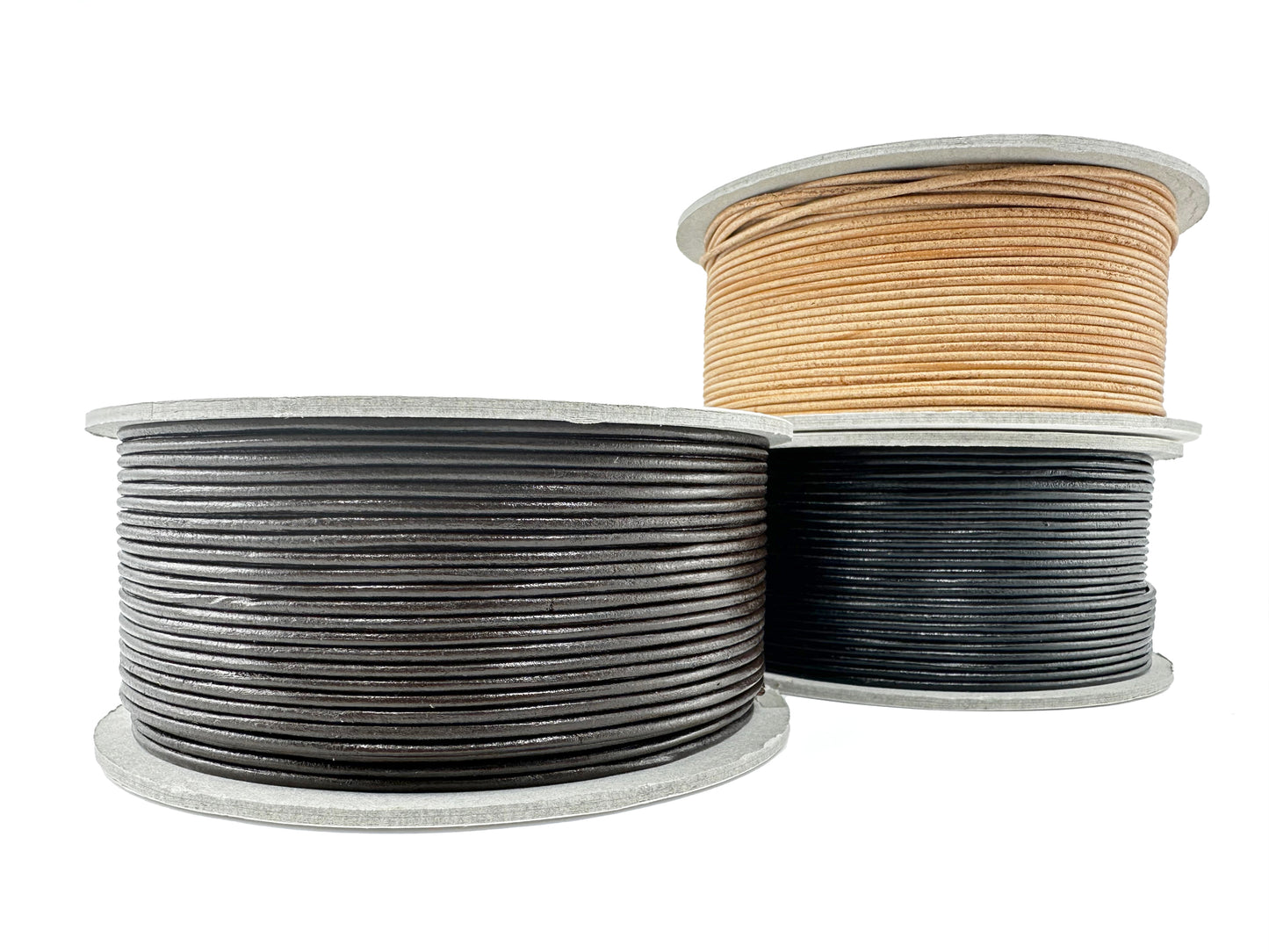 Domestic cowhide tanned round cord 1.5mmΦ Sold in 1M units