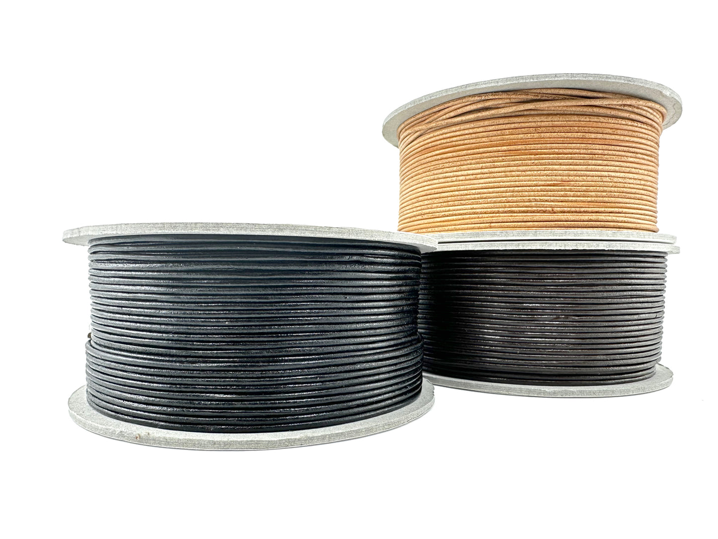 Domestic cowhide tanned round cord 1.5mmΦ Sold in 1M units