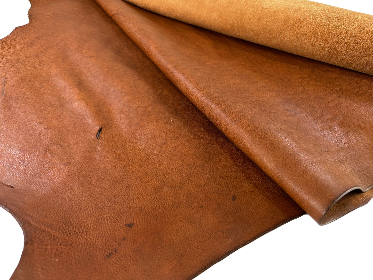 MW Natural Tanned Shrink Leather #2 Brown