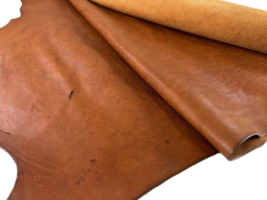 MW Natural Tanned Shrink Leather #2 Brown