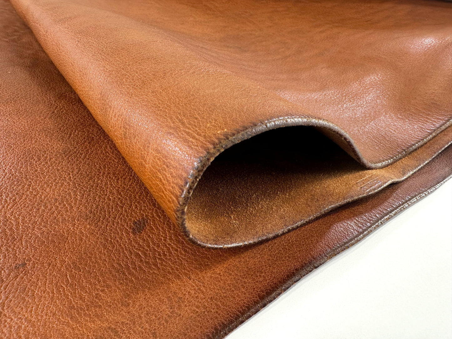 MW Natural Tanned Shrink Leather #2 Brown