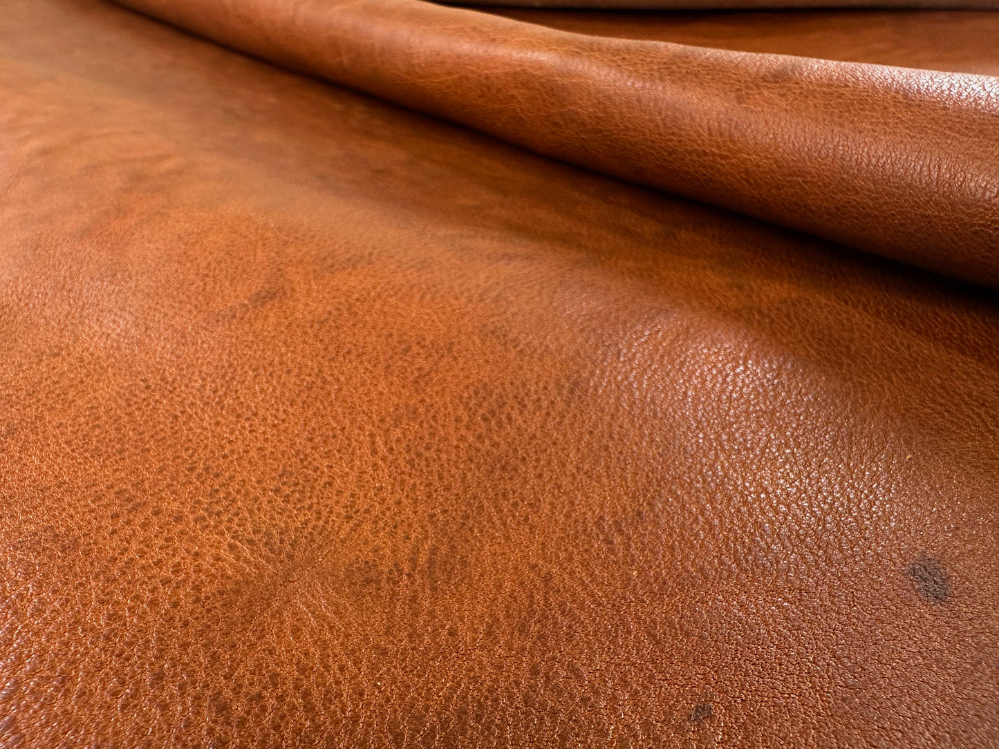 MW Natural Tanned Shrink Leather #2 Brown