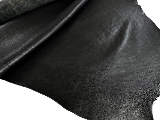 MW Natural Tanned Shrink Leather #8 Black