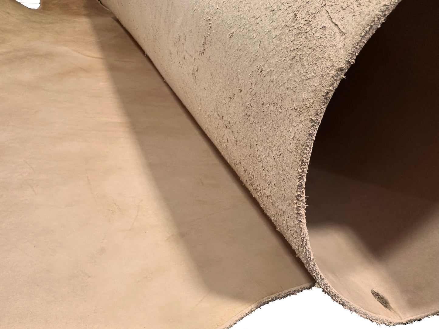 Shonan Leather Double Shoulder Thick Natural Tanned Leather #Natural