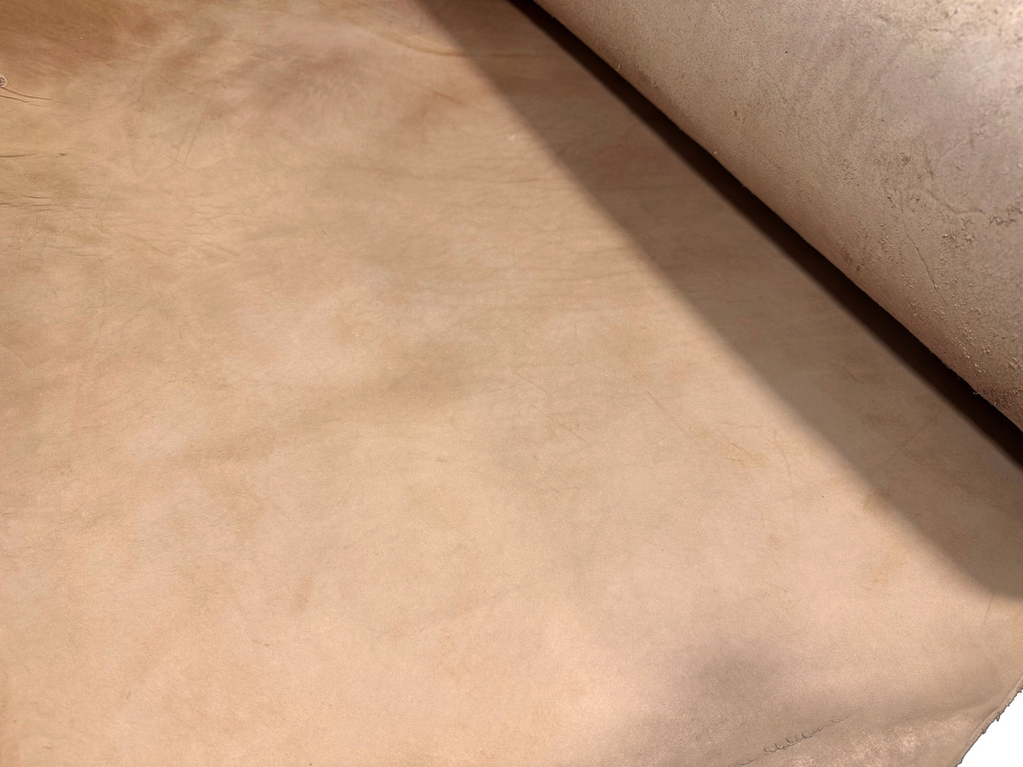 Shonan Leather Double Shoulder Thick Natural Tanned Leather #Natural