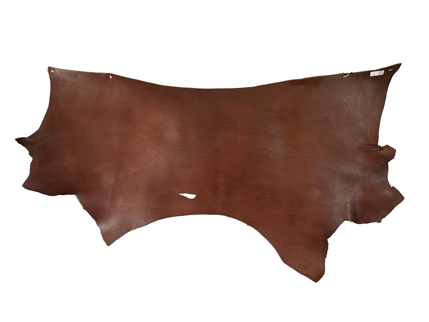 Shonan Leather Double Shoulder Thick Natural Tanned Leather #Dark Brown