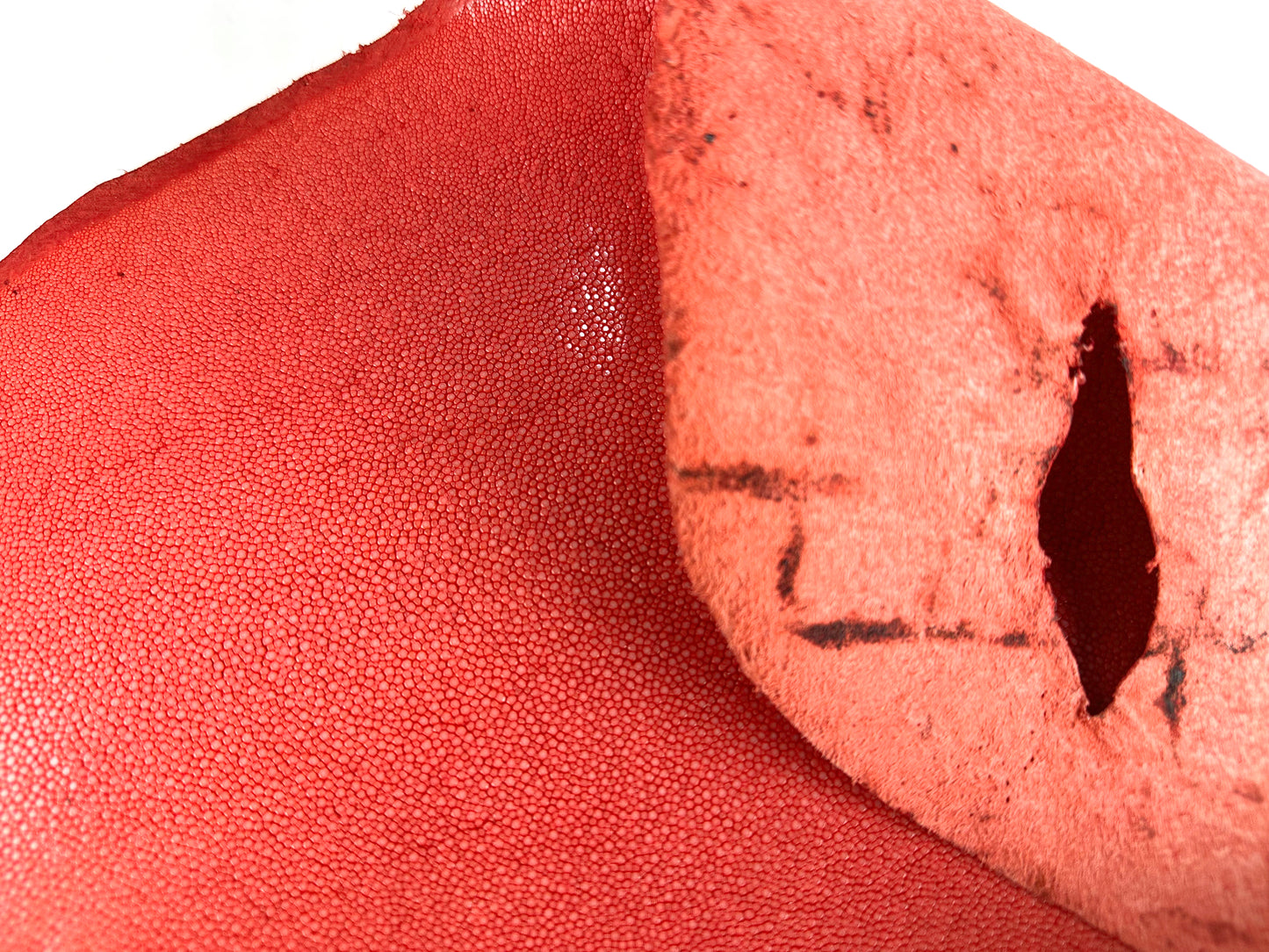Stingray leather 9inch Ginsuri #5 Red
