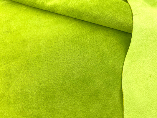 豚スエード C19 若草 Pig Suede Bright Green