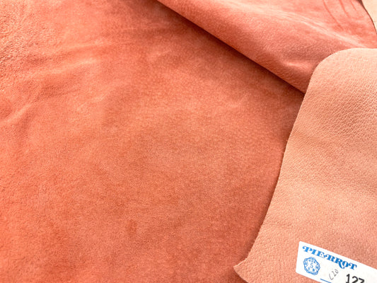 豚スエード C20 オレンジ Pig Suede Orange