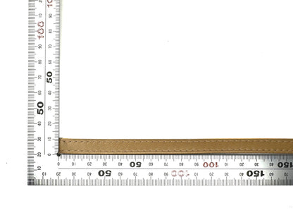 Leather double-fold tape with double stitching, 10mm, 10m random skein, K910