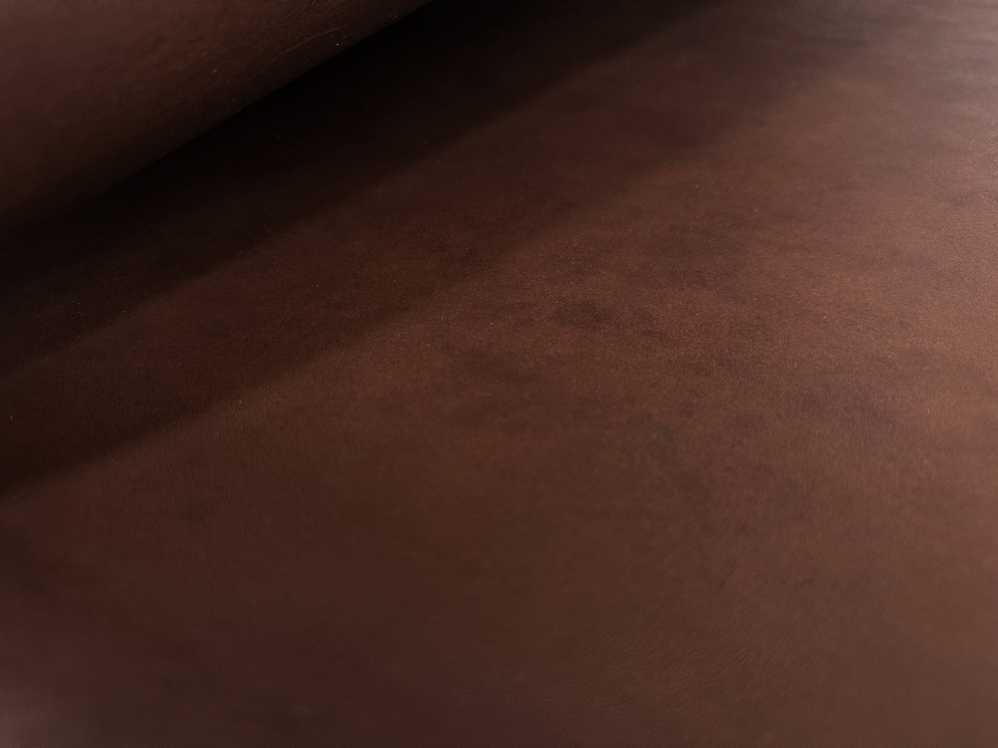 MW茶芯丘染めヌメ　#1　チョコ　MW Teacore Vagitable Tanned Leather #Choco
