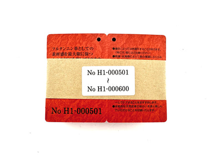 Tochigi Leather Red Tag with Serial Number, 1 Bundle of 100