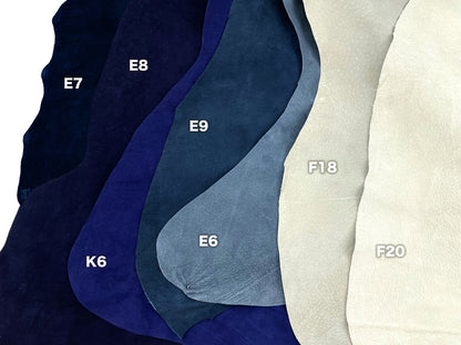 豚スエード E9 ブルーグレー